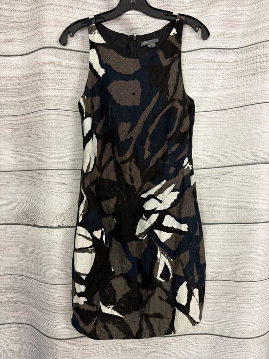 Vince Dresses & Skirts - Vince Abstract Print Sleeveless Sheath Dress Size 8